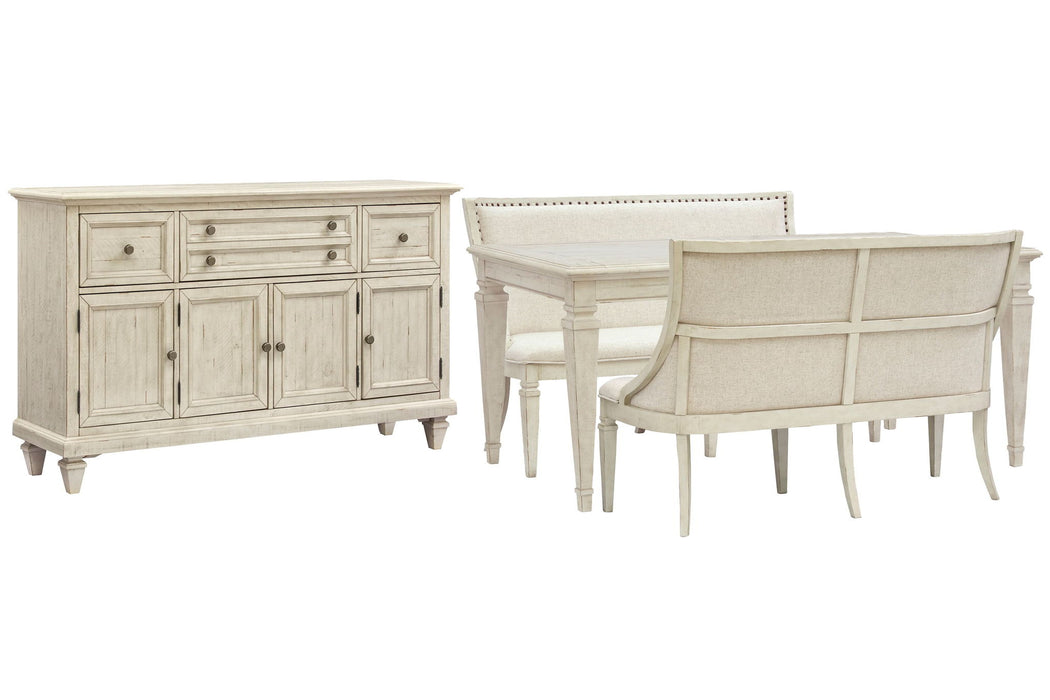 Newport - 4 Piece Extendable Rectangular Dining Table Set Magnussen Furniture