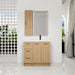Freestanding Bathroom Vanity Set With Tall Linen Cabinet, 3 Drawers And Large Storage, Single Sink Home Essentials