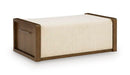 Marxmore - Upholstered Ottoman With Storage - Brown Signature Design by Ashley®