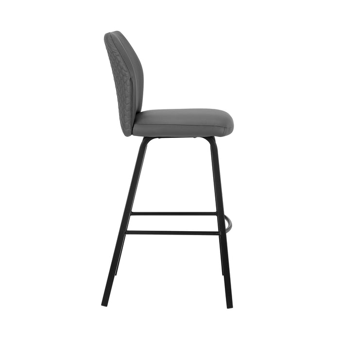 Bar Height Bar Chair - Gray / Black