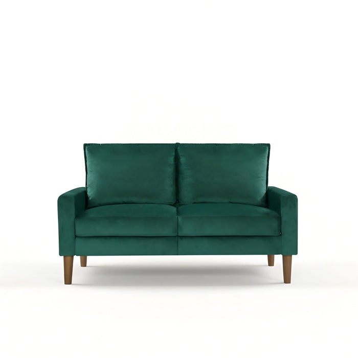 Upholstered Loveseat Sofa, 2 Seater Couch For Living Room Apartment US Pride