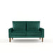 Upholstered Loveseat Sofa, 2 Seater Couch For Living Room Apartment US Pride