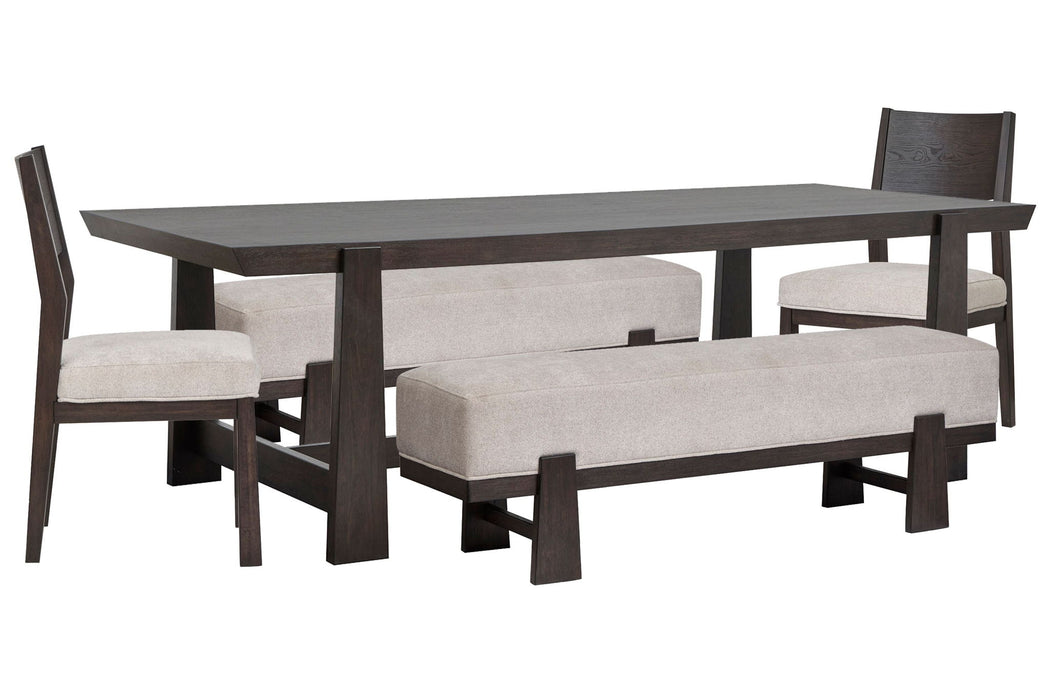 Tauren - Trestle Dining Table Set Magnussen Furniture