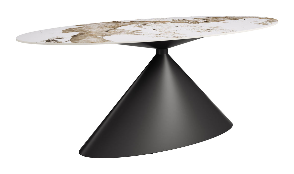 Armana - Dining Table - White / Brown