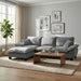 Modular Sectional Sofa With Movable Ottoman & Pillows Home Essentials