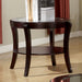 Contemporary Table With Open Lower Shelf Home Essentials