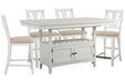 Heron Cove - Extendable Counter Height Dining Table Set Magnussen Furniture