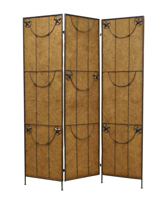Metal Lone Star - Screen - Brown