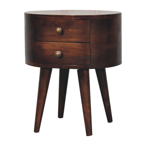 Rounded Bedside Table Artisan Furniture