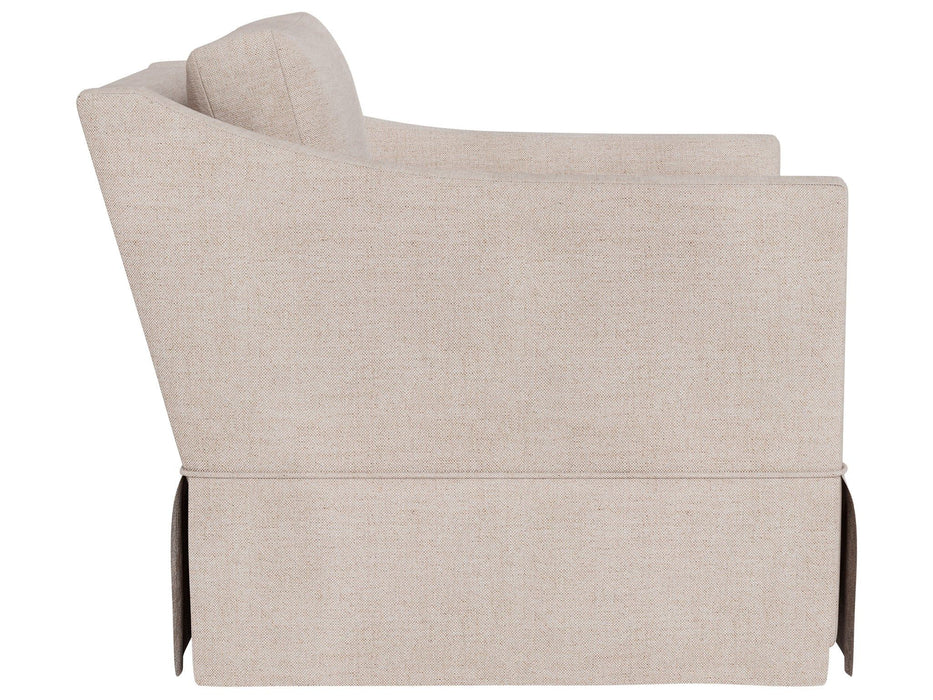 Asher - Skirted Swivel Chair, Special Order - Beige Universal Furniture