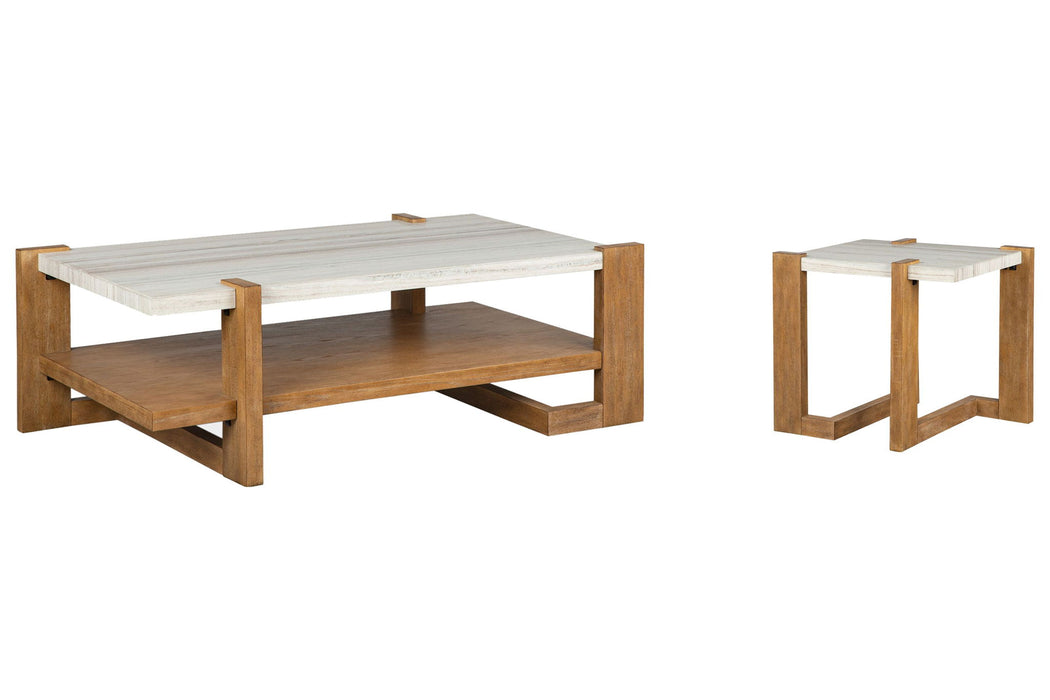 Carrington - Rectangular Cocktail Table Set Magnussen Furniture