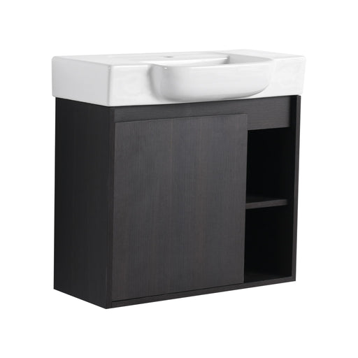 Wall Mounted Bathroom Vanity With Sink, Soft Close Door Home Essentials