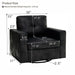 360 Degree Rotation Single Sofa Chair For Living Room Home Essentials