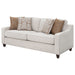 Mahaffey - Christine Upholstered Sloped Arm Sofa - Beige Furniture Max