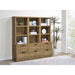 Geary - 3 Piece Wall Unit Bookcase Set With USB Storage Furniture Max