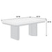 Dining Table For Kitchen - Black / White Home Essentials