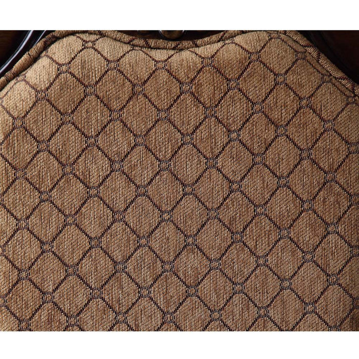Chateau De Ville - Side Chair (Set of 2) - Fabric & Espresso ACME