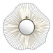 Comet - Round Mirror - Black / Gold Zuo Modern