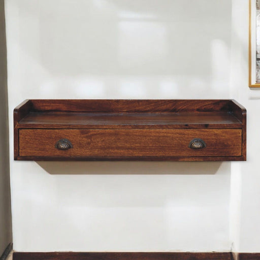 Belmont - Wall Mounted Console Shelf - Chestnut Artisan Furniture