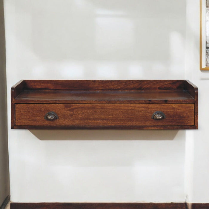 Belmont - Wall Mounted Console Shelf - Chestnut Artisan Furniture