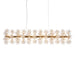 Michael Amini Lighting - Bouquet 18-Light Rectangular Chandelier - Gold Michael Amini