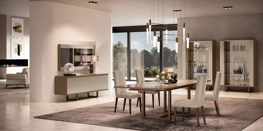 Linea - 4 Door Buffet - Light Beige / Brown Arredoclassic Italy