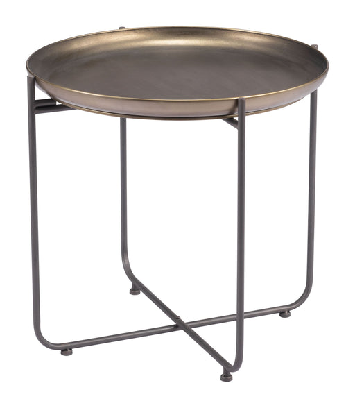 Bronson - Side Table - Bronze Zuo Modern