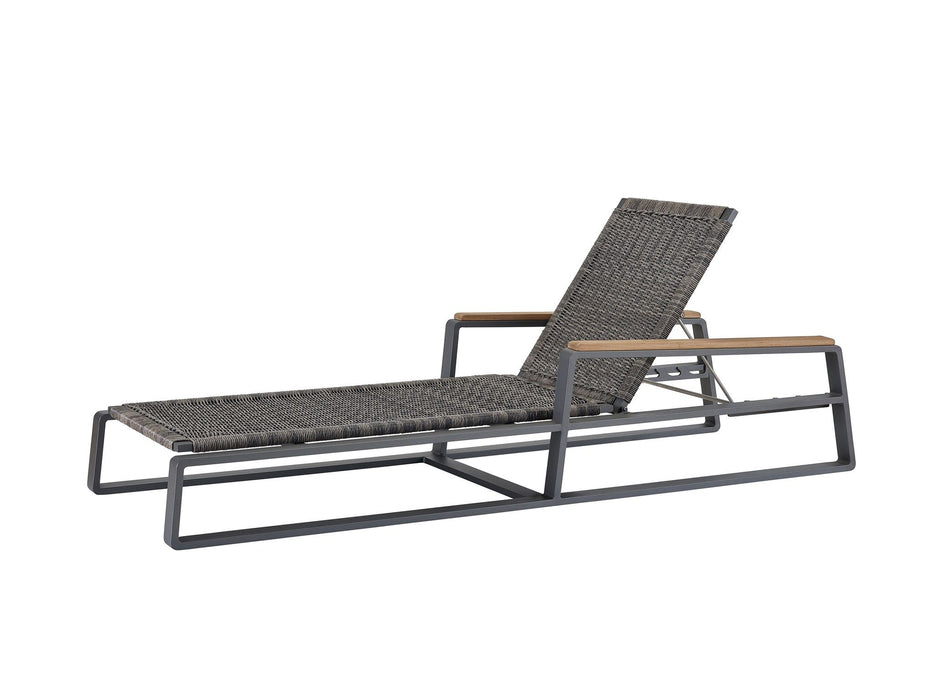 Coastal Living Outdoor - San Clemente Chaise Lounge - Black