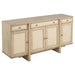 Kimpton - 4 Door Sideboard Buffet Cabinet - Beige Furniture Max