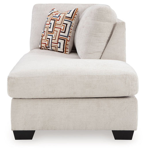 Aviemore - Raf Corner Chaise - Stone Signature Design by Ashley®