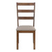 Dining Chair, Side, Upholstered For Dining Room, Transitional (Set of 2) - Beige 8th Street