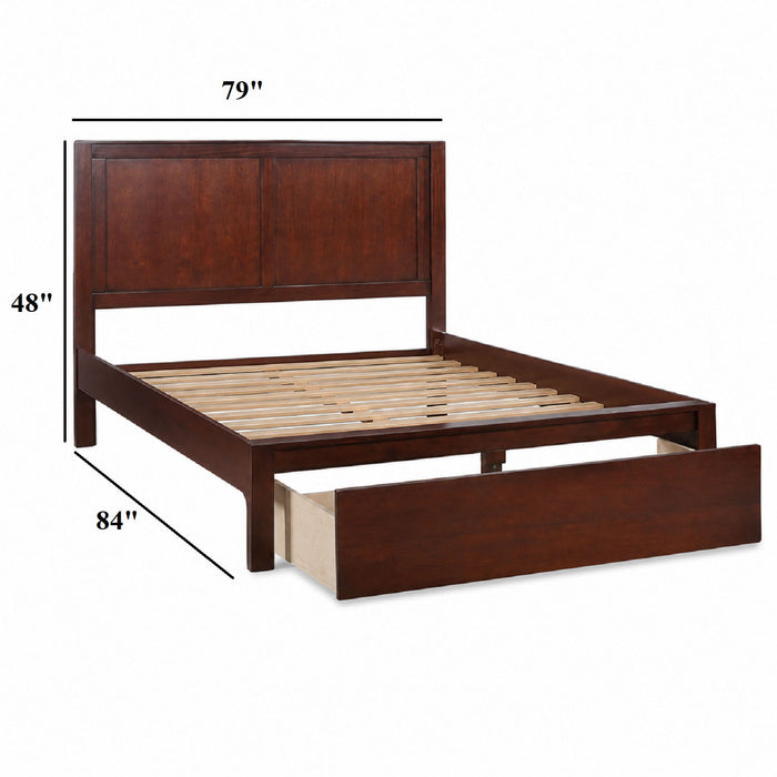 Bed With 2 Panel Headboard Home Essentials