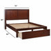 Bed With 2 Panel Headboard Home Essentials