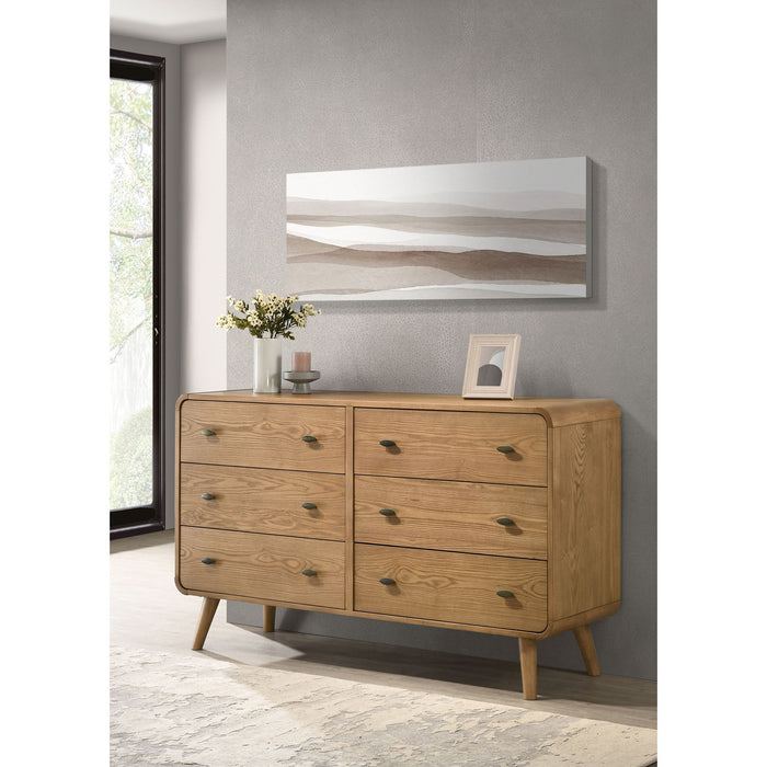 Winston - 6 Drawer Bedroom Dresser Furniture Max
