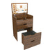 Vanity Desk With Lighted Mirror & Stool Home Essentials