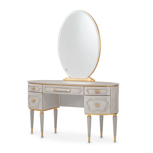 St. Charles - Vanity Desk with Glass Top Michael Amini