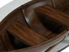 Beaufort - Oval Cocktail Table With Base And Glass Top - Dark Oak Magnussen Furniture