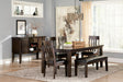 Haddigan - Dining UPH Side Chair (Set of 2) - Dark Brown Signature Design by Ashley®