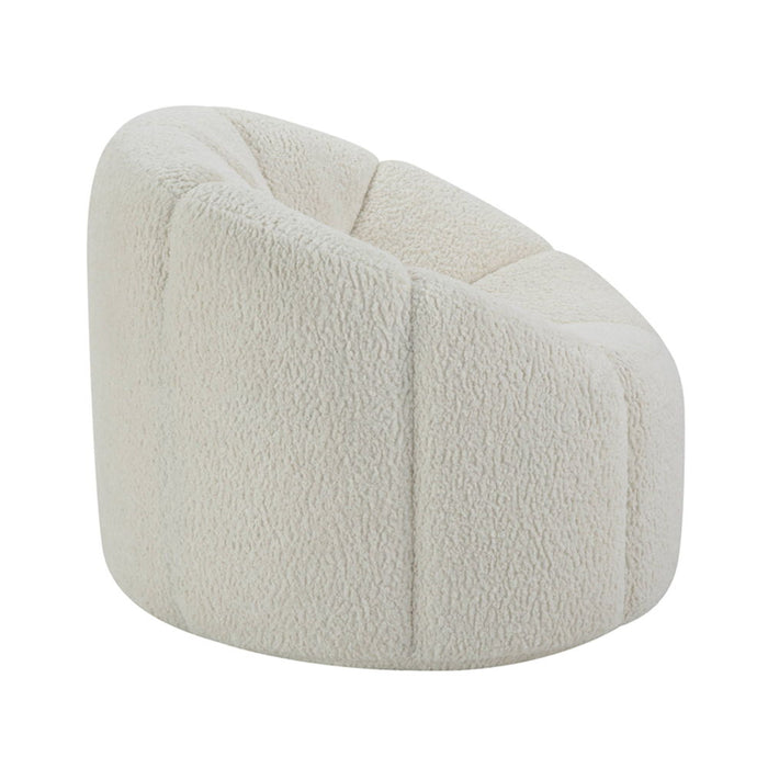 Osmash - Chair With Swivel - White Teddy Sherpa ACME
