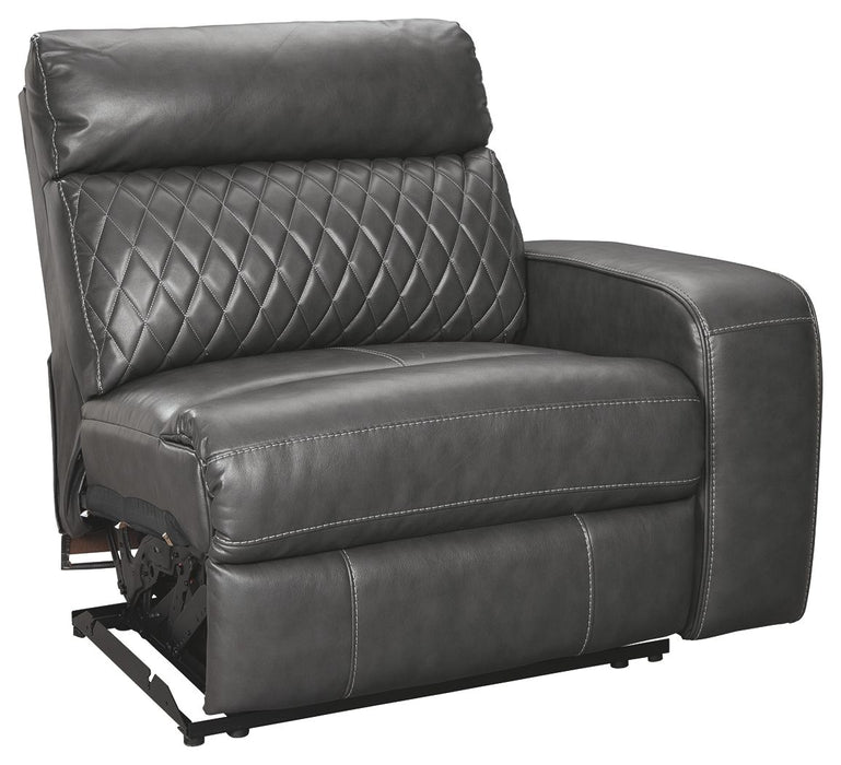 Samperstone - RAF Zero Wall Power Recliner - Gray Signature Design by Ashley®