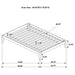 Queen Platform Bed With Tapered Legs - Brown Furniture Max