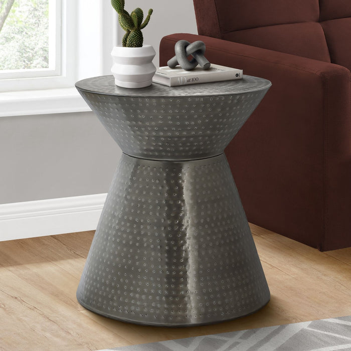 Drum Accent Side Table, Contemporary & Modern Elegant Design 8th Street