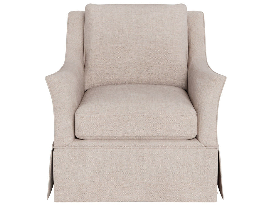 Henri - Skirted Swivel Chair, Special Order - Beige Universal Furniture