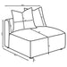 Amherst - Armless Chair With Accent Pillow - Gray Furniture Max