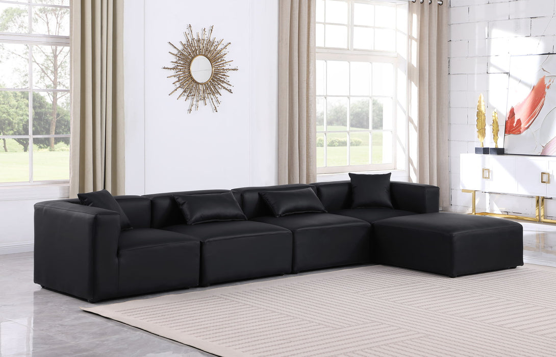 Cube - 5 Piece Modular Sectional With Chaise Meridian Furniture