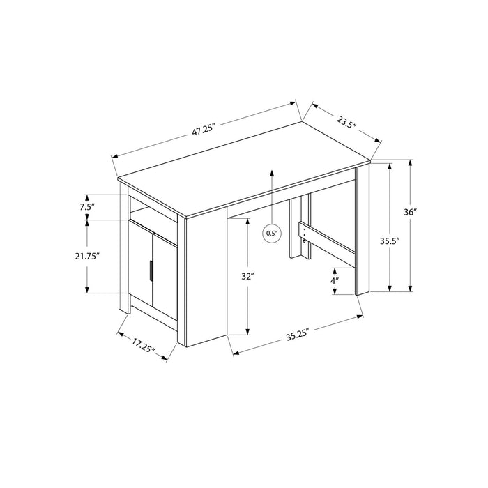 Dining Table, Rectangular, Counter Height 8th Street
