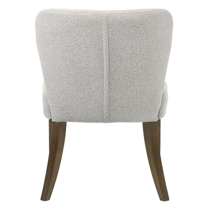 Dillon - Side Chair (Set of 2) - Gray / Walnut ACME