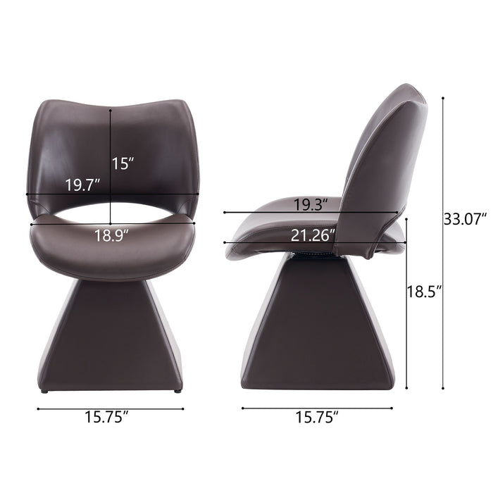 Modern Swivel Dining Chair With High Back Home Essentials