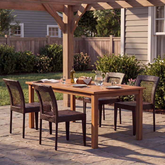 Outdoor Dining Stackable Chairs Noble House