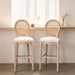 French Country Bar Chairs With Round Back (Set of 2) Home Essentials